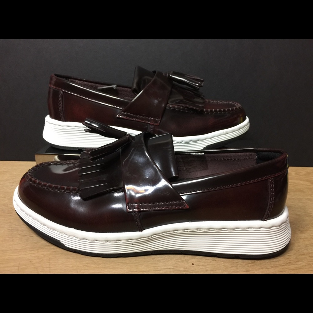 Dr Martens Edison Tassel Loafers polished Brown - Picture 1 of 8